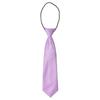 Solid Color Satin Kids Elastic Tie, Pre-tied Lazy Children Necktie, Uniform Accessory for Boys Girls School Daily Birthday Formal Occasion