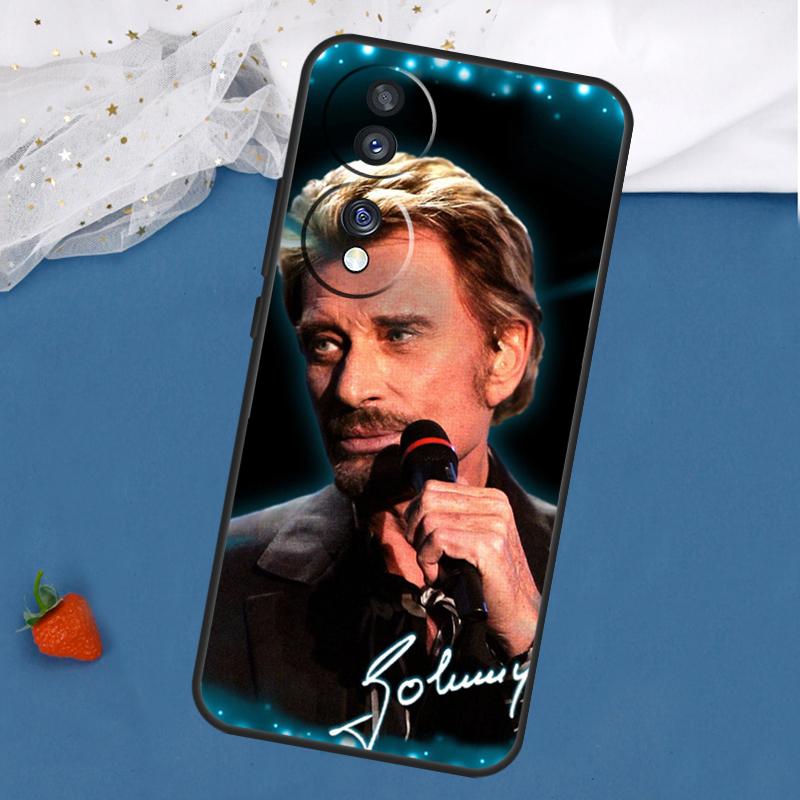 

Johnny Hallyday Case For Honor X8 X9 50 70 Cover For Huawei P30 Pro P50 P20 P40 Lite P Smart 2019 Nova 5T Huawei P30 Lite