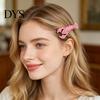 Crayfish Hair Clip Pink Lobster Clips Non-Slip Side Clamp Acetate Decorative Hairpin Women Girls Accessories No Damage