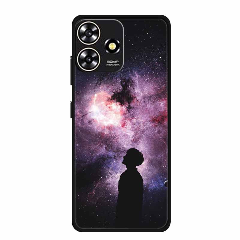 Cool Silicone Cover for ZTE Blade V50 Design 4G Case Printed Fashion Soft Back Cover for Blade V50Design Case Protective Shells