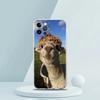 For iPhone 15 16 14 13 12 mini 11 Pro Max XS X XR SE 7 8 Plus Silicone Clear Cover Kawaii Alpaca lovely Luxury Phone Case