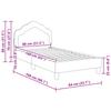 Children s Bed Frame with Headboard Pink 80 x 160 cm Velvet
