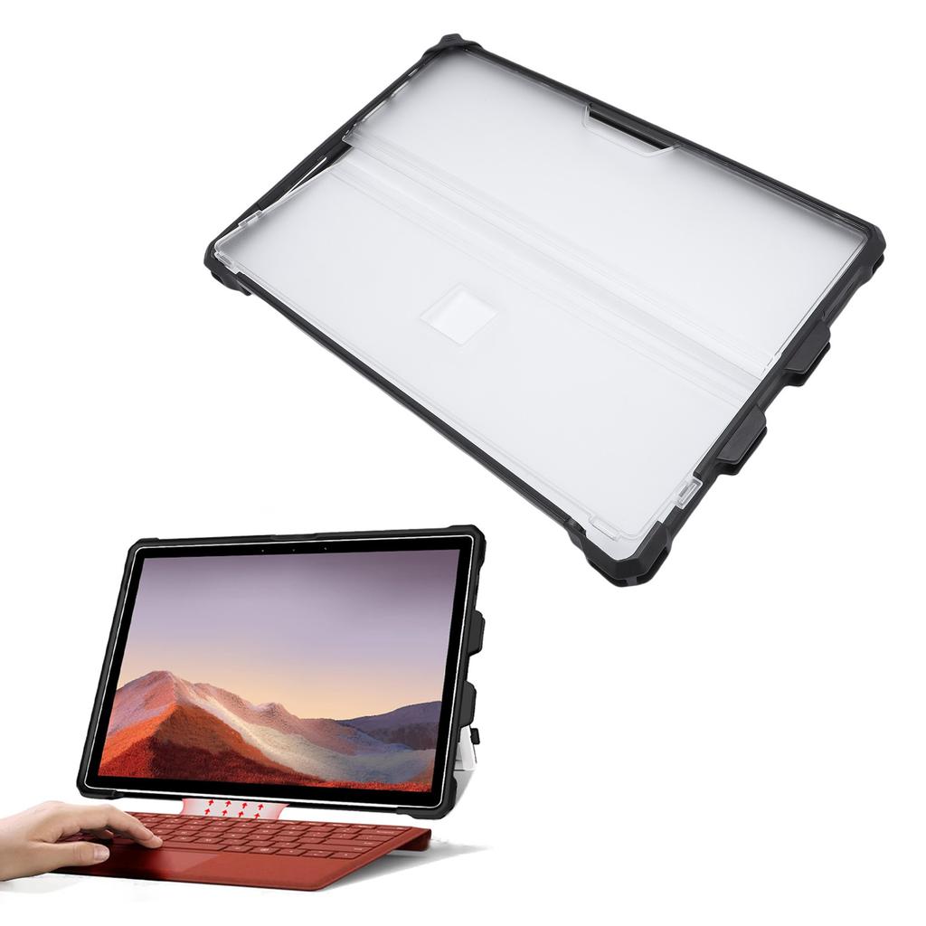 Case for Pro 7 Plus Pro 6 5 4 Pro LTE 12.3 Inch Tablet PC Silicone Tablet Protective Case Cover with Pen Holder Fit for Type Cover Keyboard