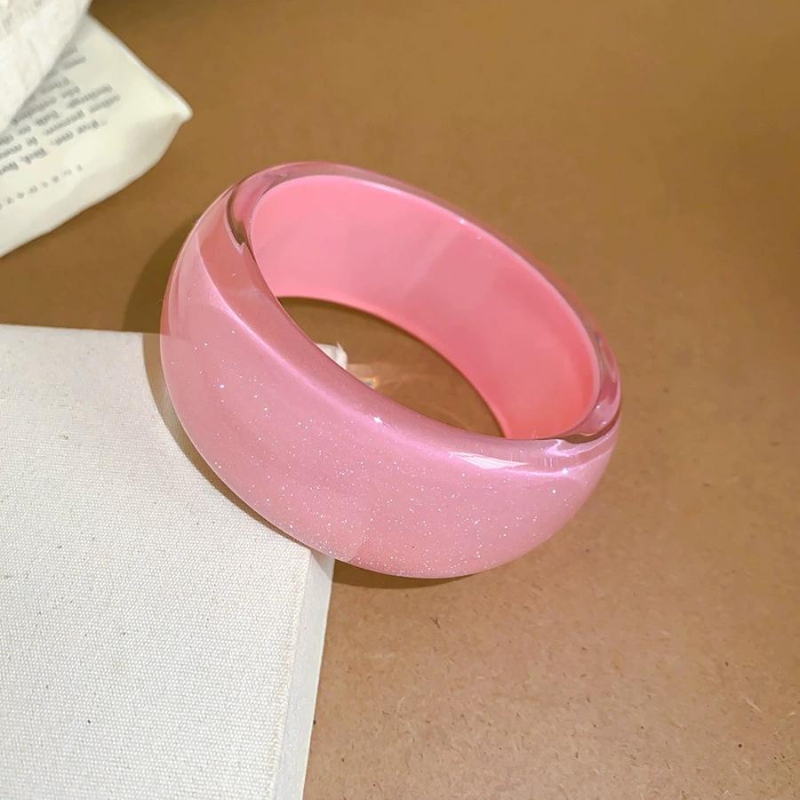 2026 Summer Fashion Shining Colored Geometry Resin Bracelet For Women Charm Personalized Vacation Aesthetic Jewelry Accessories