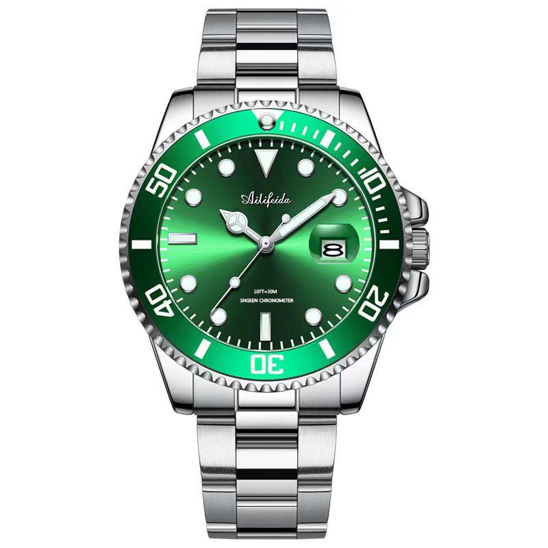 Avery Men's Luminous Quartz Watch with Hollow Back Cover
