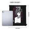 Custom Demon Slayers Drawstring Bag Men Women Portable Gym Sports Sackpack Guyu Tomioka Shopping Storage Backpacks
