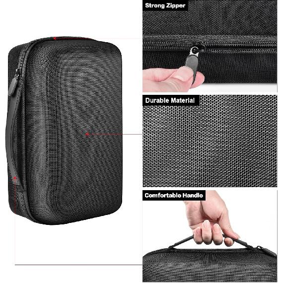 Case For Halo Bolt 58830/57720/ Air 58830/ ACDC Max 55500 MWh/ Air + Portable Emergency Power Kit, Storage Holder For Air Nozzles, Extra Accessory,