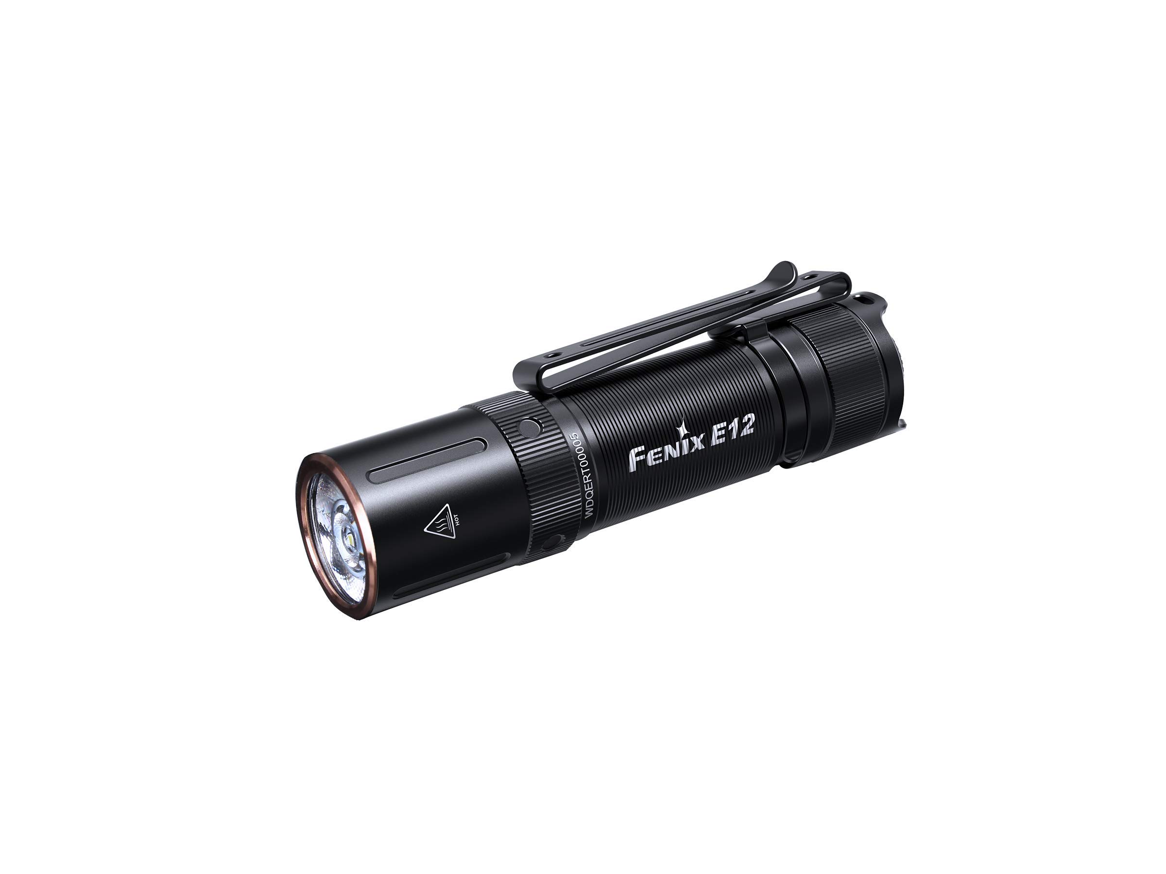

FENIX Light Black 77mm Portable EDC Flashlight with CA18 Maximum 160 E12 LED, Lumens, V2.0 чорний