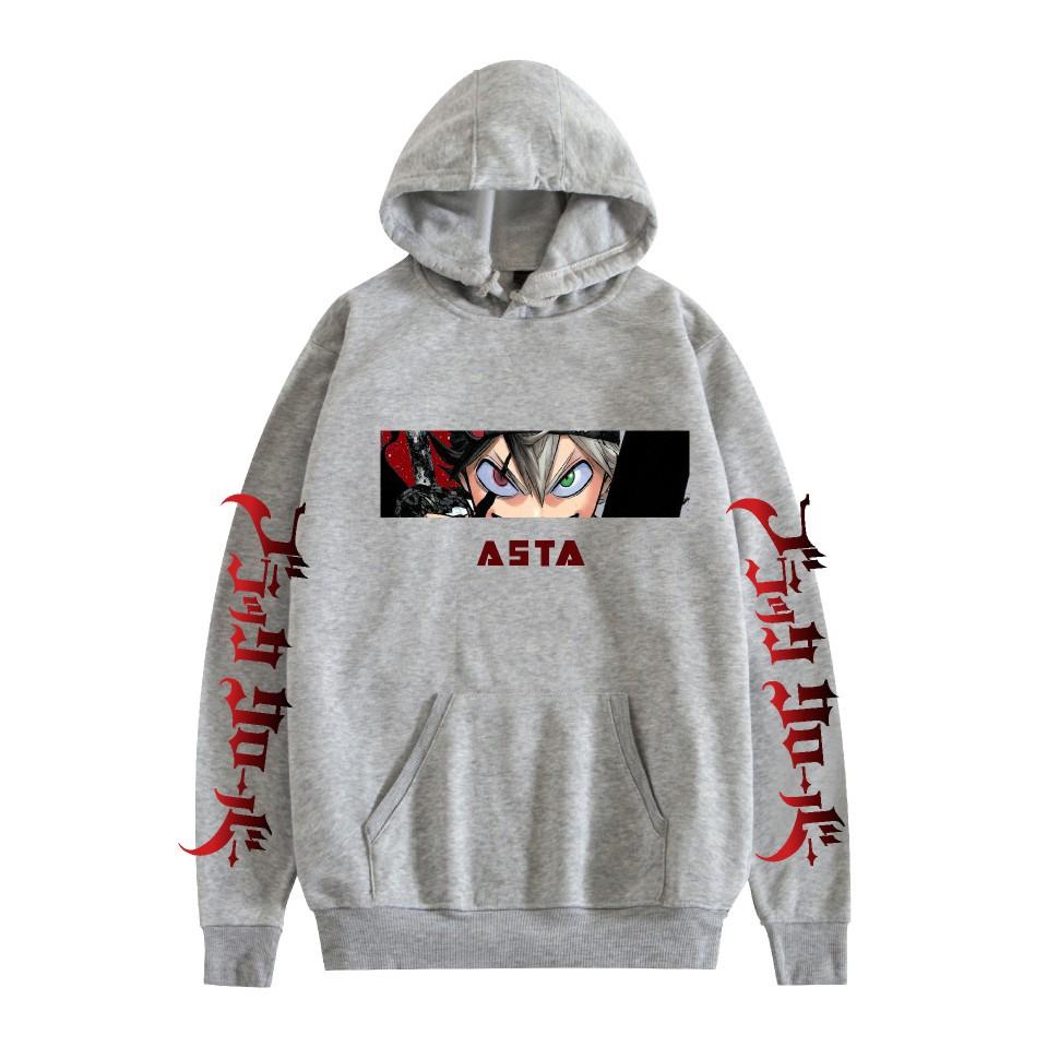 Unisex Black Clover Anime Hoodie Sweatshirt Graphic Printed Streetwear Hoodies for Couples Men Women