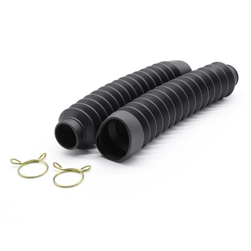 2 Peças Coberturas de Garfo Dianteiro de Motocicleta Polainas Gators Bota Protetor de Choque Protetor de Poeira para Off Road Pit Dirt Bike Motocross Bicicleta ATV