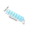Weekly Portable Travel Pill Cases Box 7 Day Organizer 7 Grids Pills Container Storage Tablets Vitamins Medicine Fish Oils