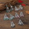 Bohemian Rhinestone Bell Tassel Earrings: Exotic Indian Ethnic Style
