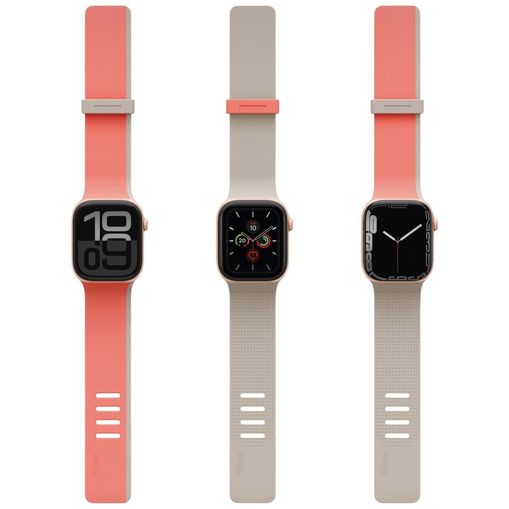 UNIQ Revix IV Premium Strap for Apple Watch 49/46/45/44mm Edition Reversible Magnetic Pink-Beige