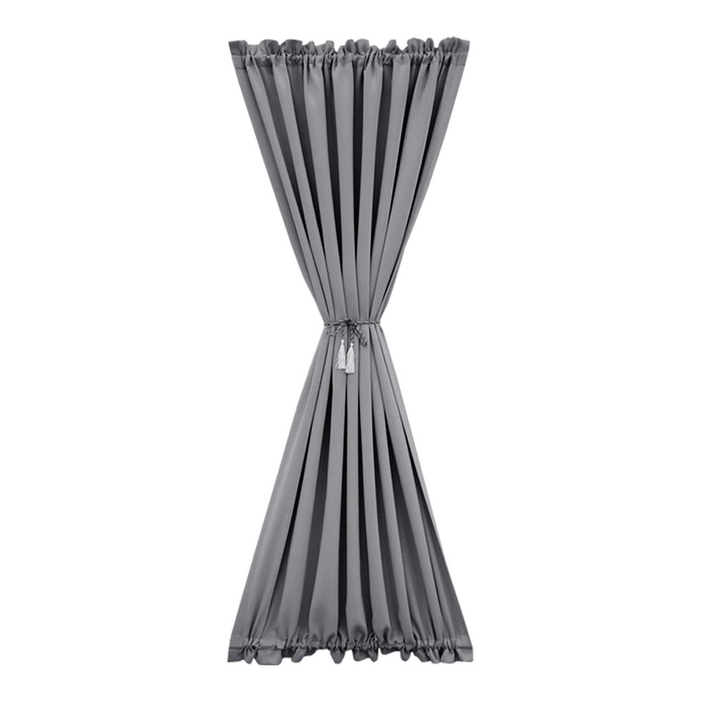 Blackout Door Curtains Privacy Thermal Insulated French Door Curtains Window Panels Kitchen Short Curtains Panels Rod Pocket