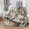 3D Dollar Euro Pound Money Rich Cartoon Soft Plush Blanket,Flannel Blanket Throw Blanket for Living Room Bedroom Bed Sofa Gift