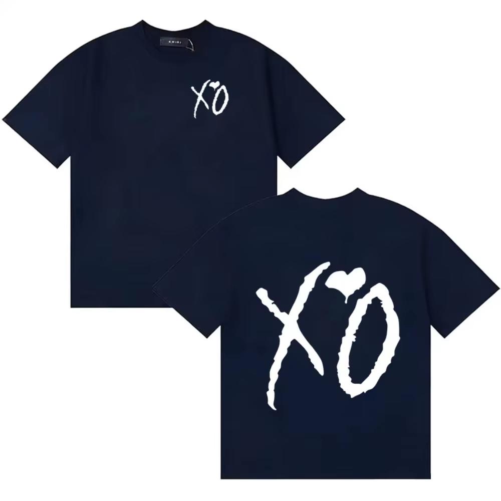 2026 Bestselling The Weeknd Classic Letter Print Loose Y2K Short Sleeve Tshirt Unisex Casual Crew Neck Unisex and Unisex TShirt