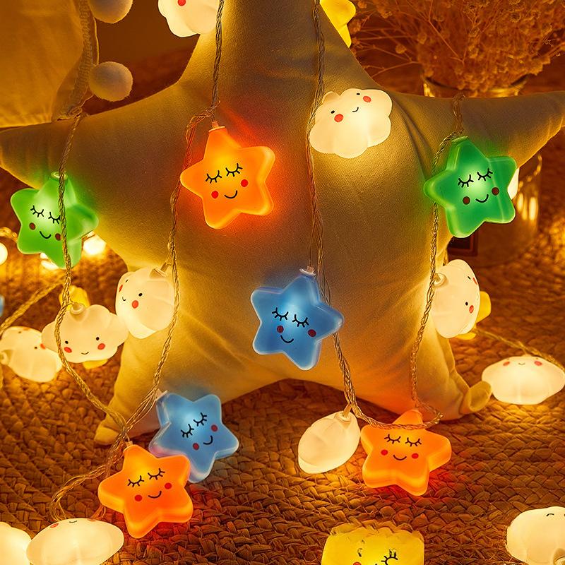New LED Colorful Star Light String USB Living Room Outdoor Garden Camping Wedding Christmas Party Decoration Atmosphere Light