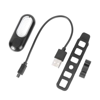 Fahrradlicht LED Cycling Bike Light Wiederaufladbar Rücklicht Warnung Rücklicht Rot und Blau Licht