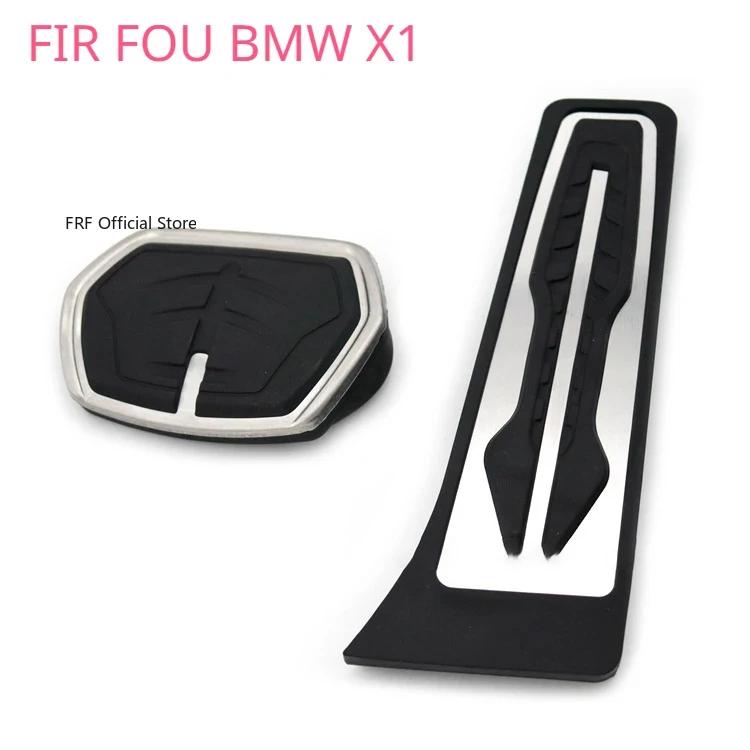 Car Pedal Covers For BMW X1 Acessories iX1 U11 2021 2022 2023 AT MT No Drilling Gas Foot Brake Pedal Pads Non Slip Pad Bodykit