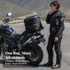 Motorcycle Tail Bag Rigid-Shell Luggage Portable for Road Trips