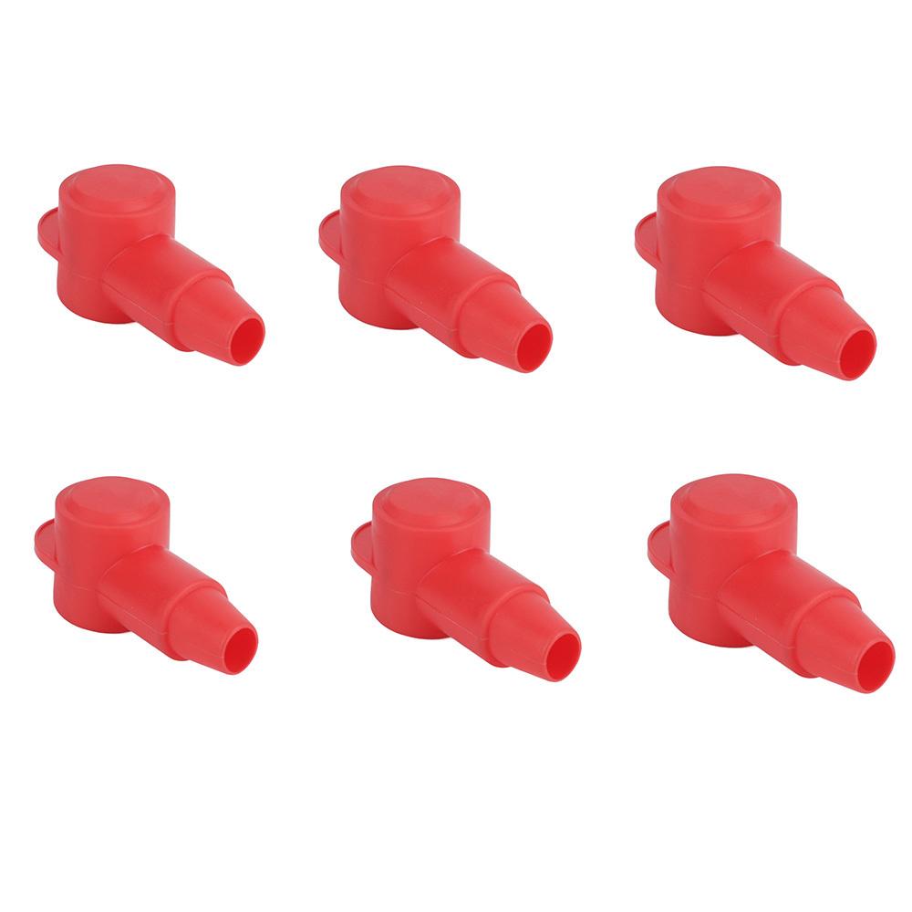 10/6Pcs Silicone Covers Battery Terminals Caps Pile Head Protective Car Accessories 12v Battery Bornes Retardant Insulation