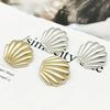 10Pcs New Shell Shape Shanked Metal Buttons DIY Apparel Coat Sweater Sewing Accessories Shirt Buttons