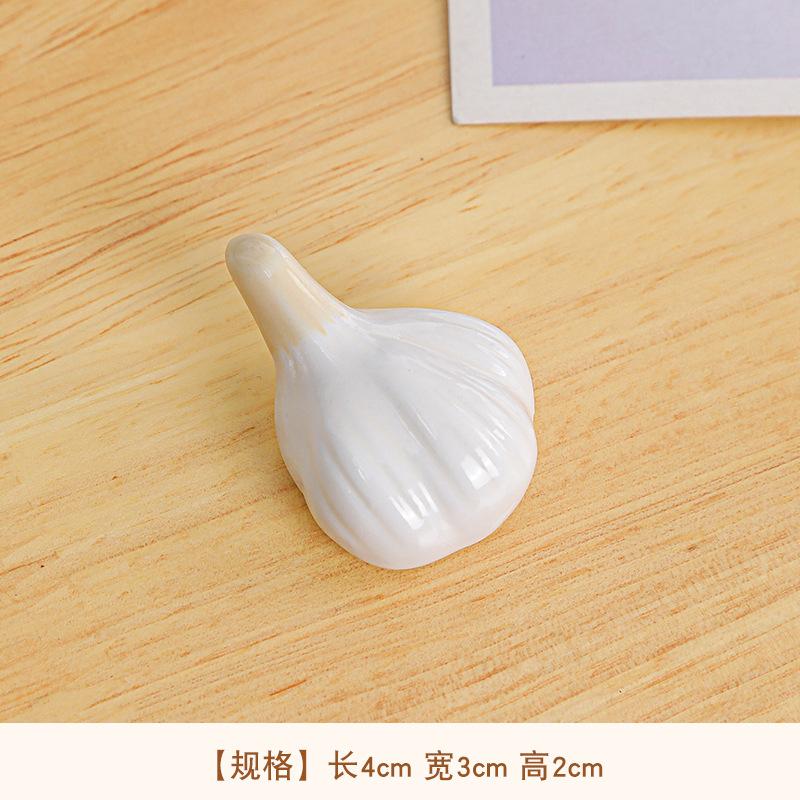 2pcs/setCeramic Vegetable Shape Chopsticks Holder Chopsticks Holder Stand Practical Fashion Kitchen Tableware Chopsticks Holders