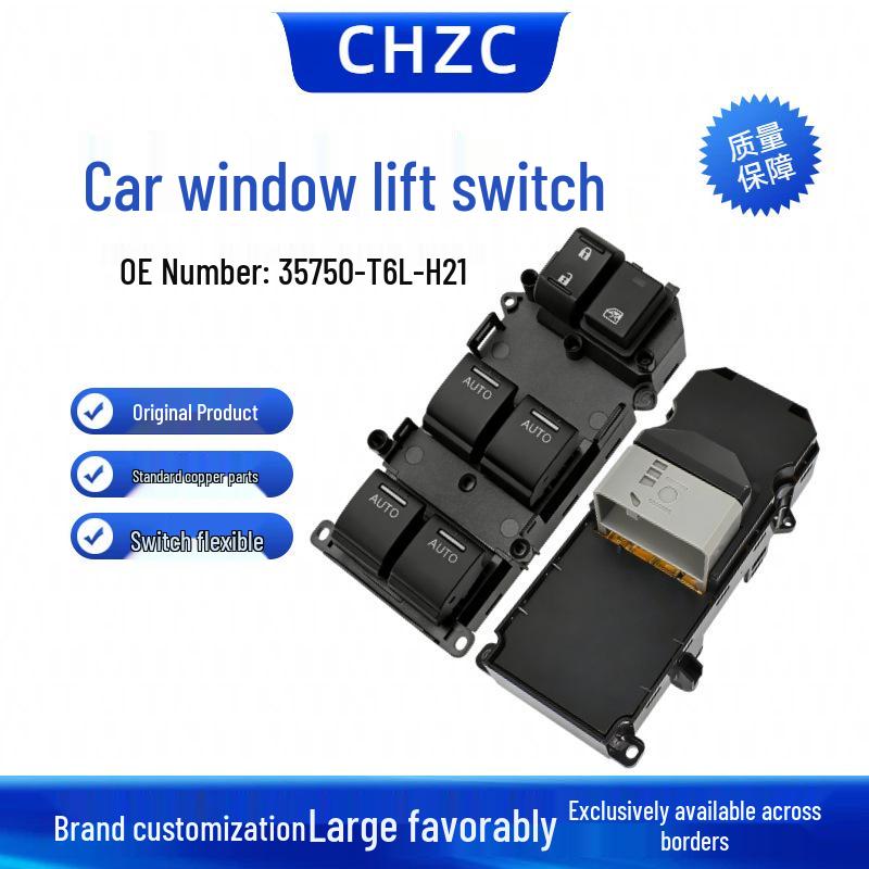 

Honda Spirior 13-18 Power Window Switch 35750-T6L-H21 - High Trim Electric