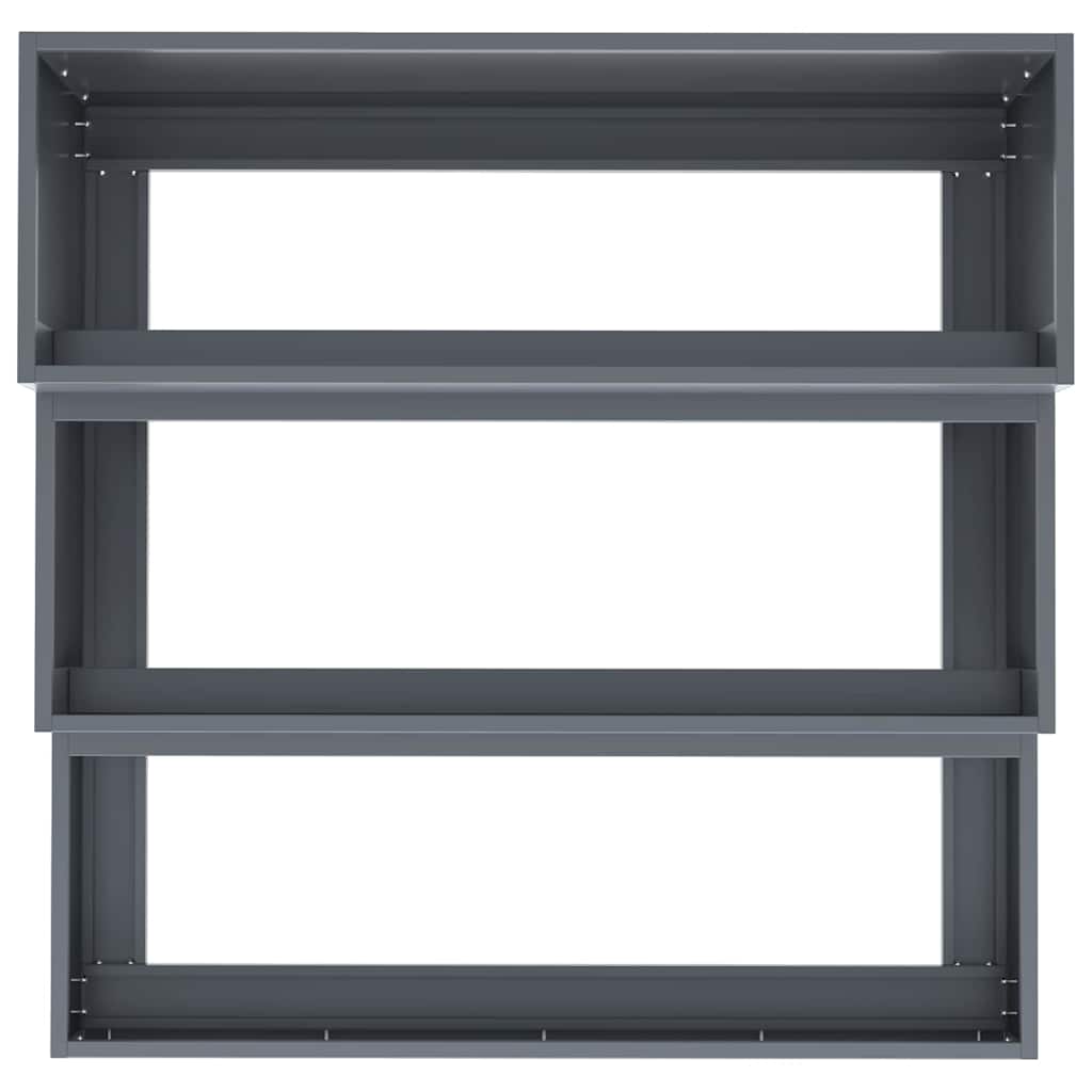 Garden Planter Anthracite 90 X 90 X 35 Cm