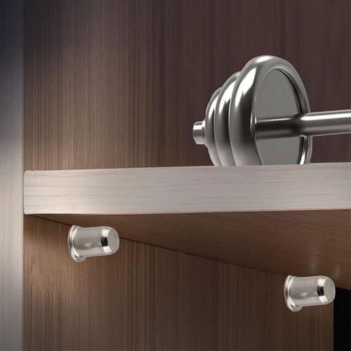 JUTOSU Shelf Dowels, Shelf Support Dowels, 5mm X 16mm, Pack of 40, Dowel Markers, Shelf Support Tweezers, Insert Type Metal Shelf Brackets, Furniture