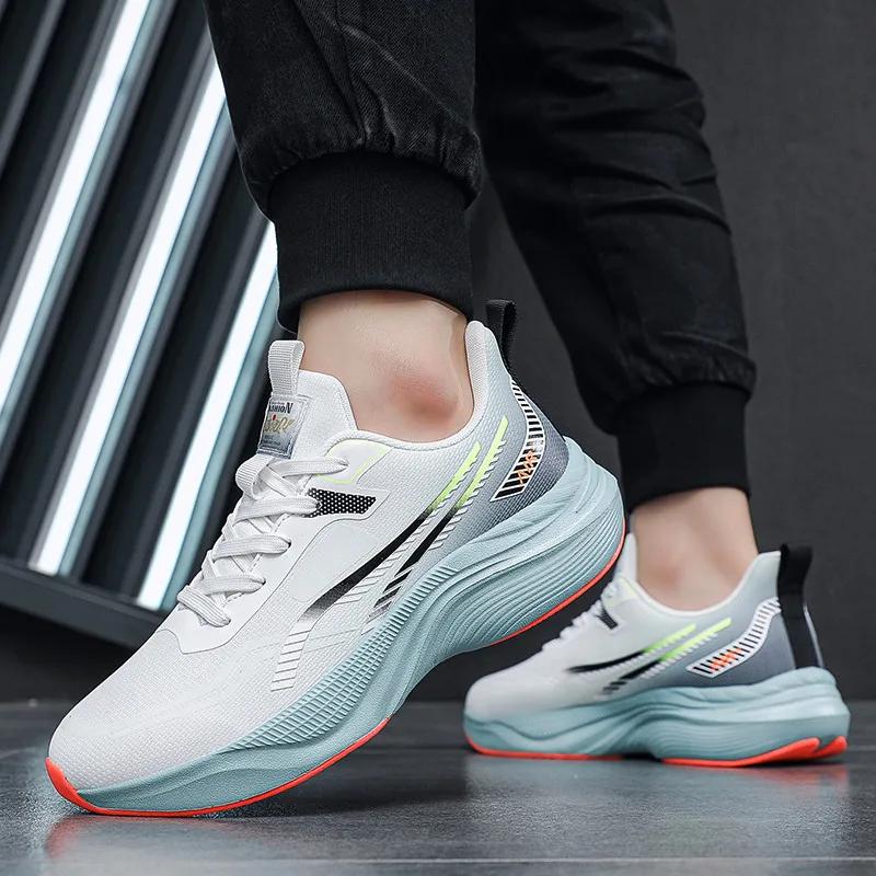 Fashion Chunky Rubber Sole Running Male Sneakers Training Shoes Skate Teni For Sports Men Imported Boti Joggings Runing Botasky