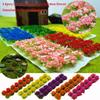 14pcs/set Multicolors DIY Miniature Garden Decor 13~15mm*10mm Landscape Wargame Grass Tufts