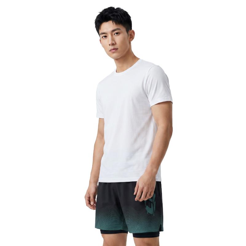 Li-Ning Quick-Drying Breathable Double-Layer Comfortable Versatile Cycling Running Basketball Casual Shorts Unisex Shorts LSKW108-1S