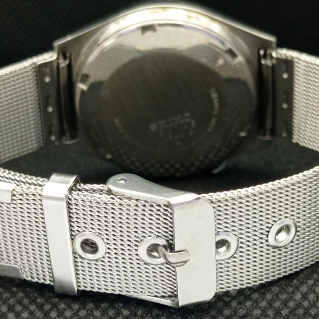 GEBRAUCHTE VINTAGE SEIKO 5 AUTO 6309A JAPAN HERREN TAG/DATUM SILBERUHR 588c-a313918-9