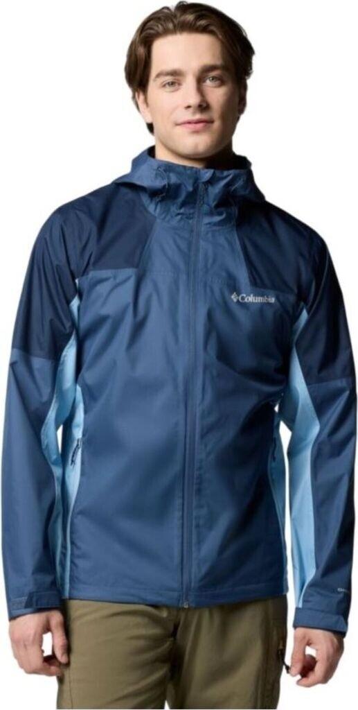 Куртка Columbia Inner Limits III Rain Jacket dark mountain/collegiate navy/ripple blue