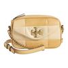 Kira Geometric Block Splicing Metal Double T Rotating Lock Detachable Shoulder Strap Leather Camera Bag Crossbody Mini Women Bags 88096-727