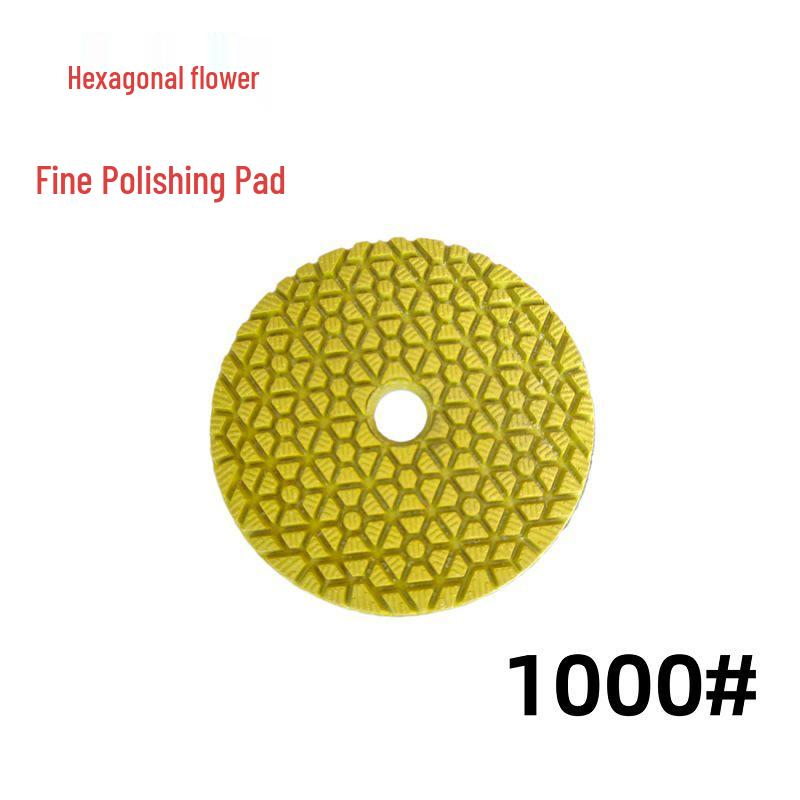 100mm Wet Marble Polishing Pads - Stone & Tile Renovation, Soft Water Buffing Pads, Granite Grinding Discs