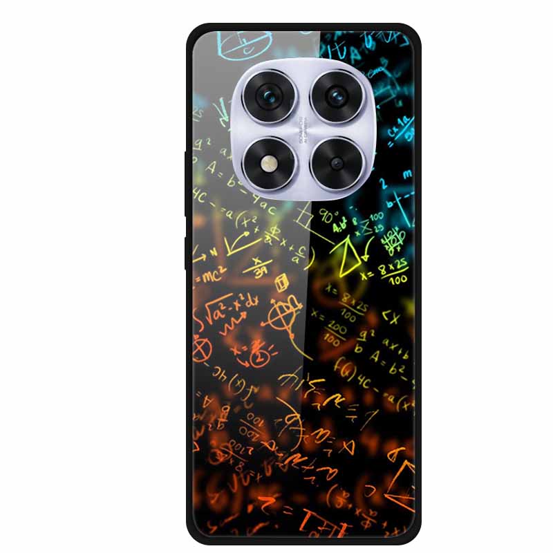 Glass Back Cover For Redmi Note 14 Note14 Pro 4G Case Tempered Glass Case For Xiaomi Redmi Note 14 Pro 5G Phone Case Soft Bumper
