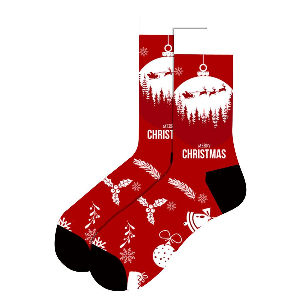 Men Christmas Socks For Men Casual Performance Cotton Pad Sports Leisure Warm Socks