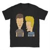 Beavis and Butthead  Premium   TShirts for Men Women  Funny Cotton Tee Shirt O Neck Short Sleeve T Shirt Printed Clothing