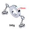 Testicle Clamp  Heavy Duty Chastity Cock Ring Sex Toys Male Penis Ring Stretcher Scrotum Stimulation Lock Training Device Metal