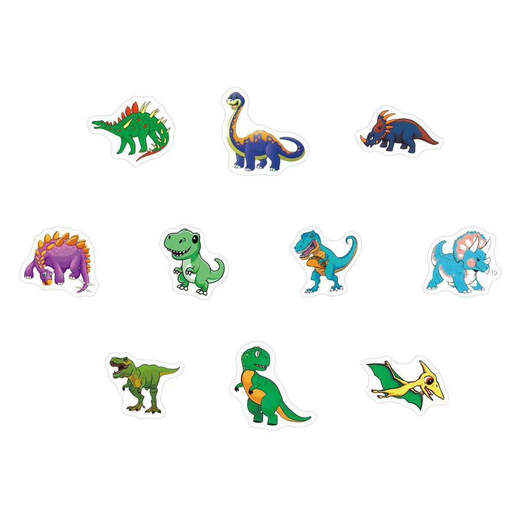500Pcs Cartoon Dinosaur Animal Stickers For Student School Stationery Supplies Decoration