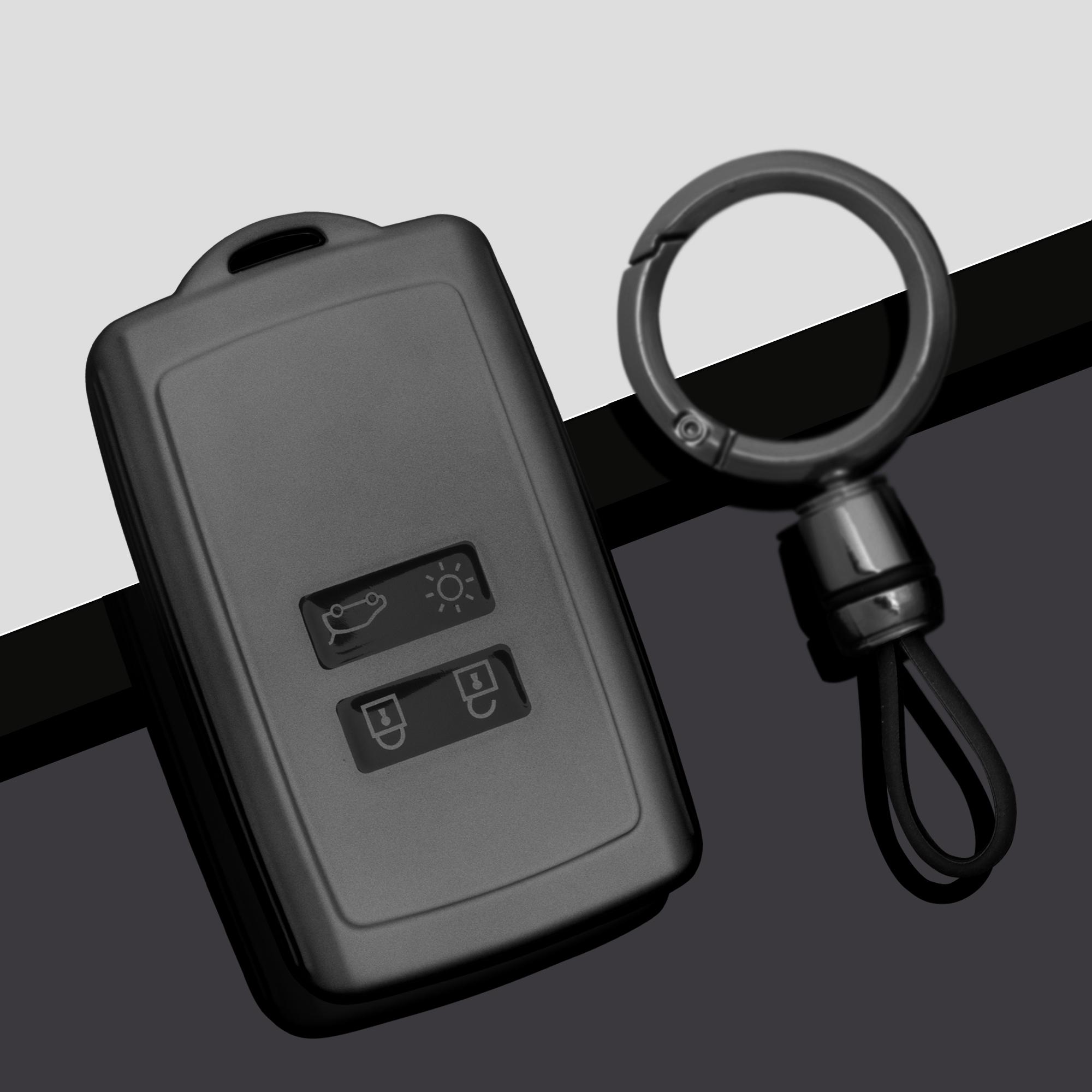 

Car Key Case For Renault Koleos Kadjar Captur Megane Talisman Espace Clio Zoe Scenic 4 Arkana Dacia Sandero Keychain Holder Fob