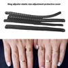 Set of 4 Comfortable Ring Fit Solution Plastic Adjusters Ring Size Reducer Ring Adjuster for Adjusting Sizing of Rings
