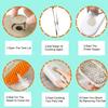 Pet Steam Hair Removal Brush, 3 In 1 Cat Steam Brush, Cat/Dog Bath Brush, Pet Cleaning Good Helper