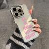 Ya Za English Alphabet Phone Case For Iphone 17 12 Plus 11 Pro Max 13 16 15 14 17E 16E Stylish Slim Shockproof Protective Shell