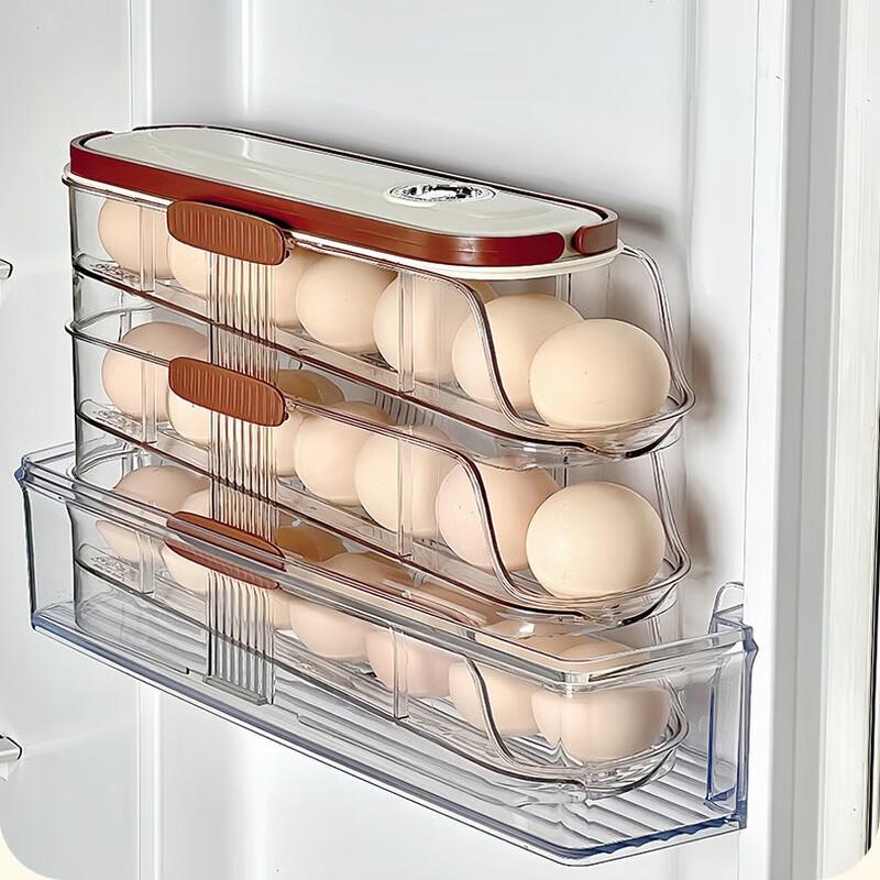Qianqi Automatic Rolling Egg Dispenser Storage Box