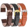 Ultratunt Äkta Läder Klockarmband Armband Armband 12Mm 14Mm 16Mm 18Mm 20Mm 22Mm Vit Svart