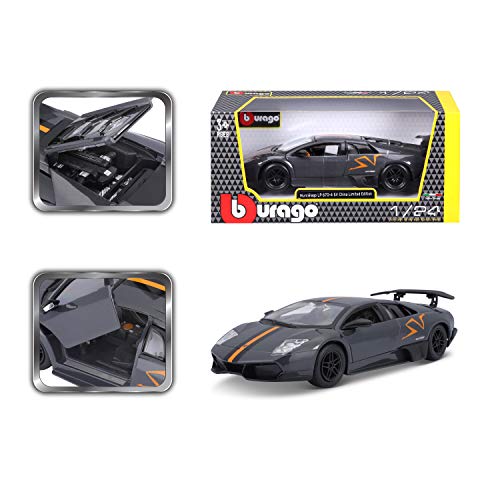 Bburago 1/24 Scale Lamborghini Murcielago LP670-4 SV China Limited Edition Gray / Diecast Model Car, Finished Product, 18-22120