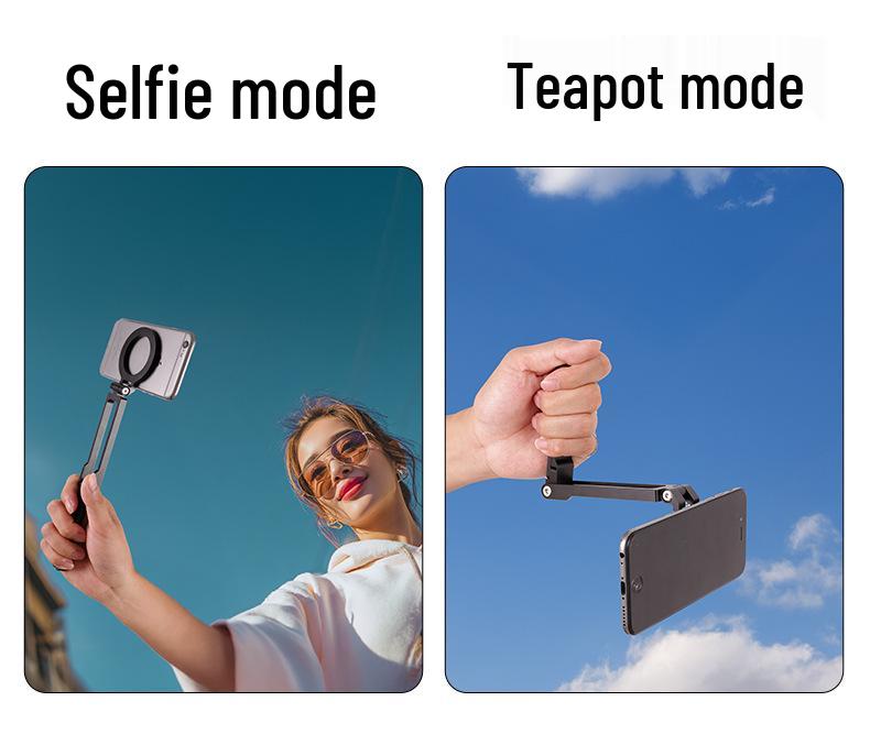 Adjustable Magnetic Folding Phone Stand for Desktop Streaming